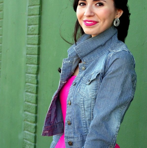 Pink Peplum
