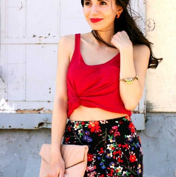 Floral High Waist