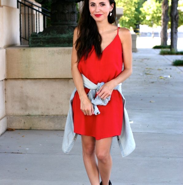 Red Slip Dress