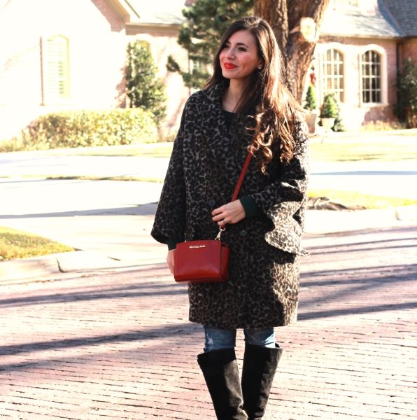 Leopard Print Coat