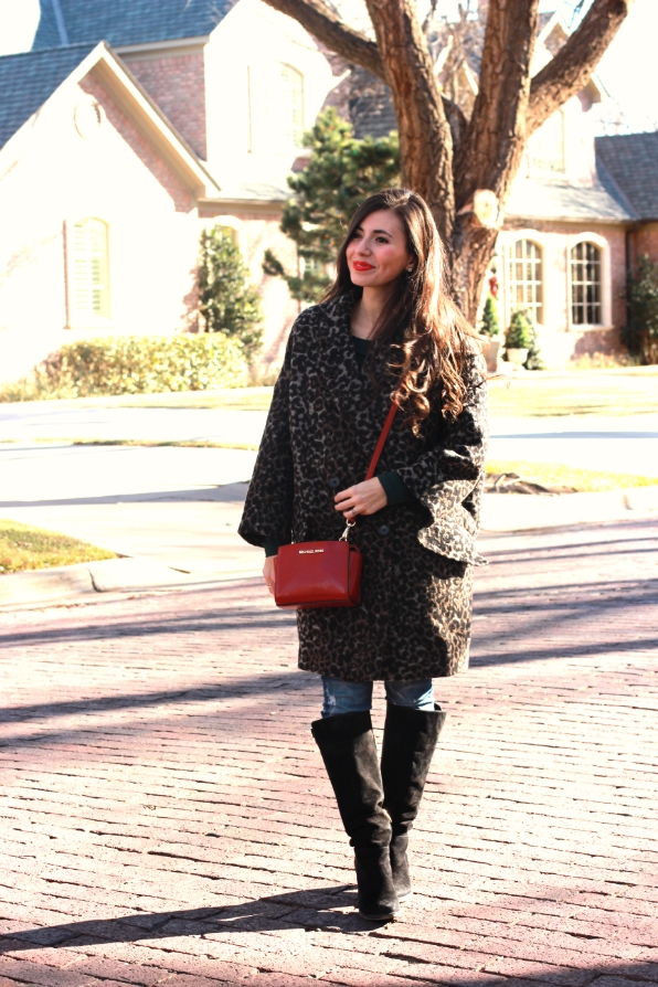 Leopard Print Coat
