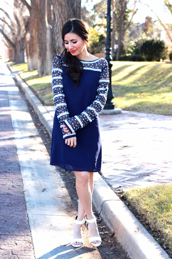 Daisy Embellished Shift Dress