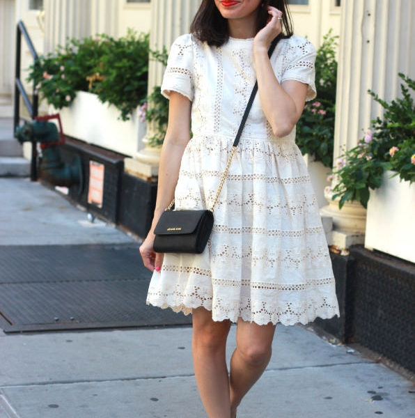 Crocheted Lace Dress