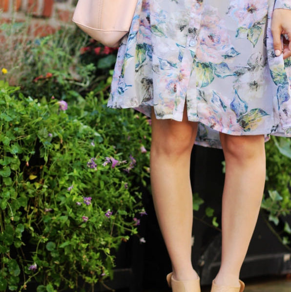 Floral Shirt Dress