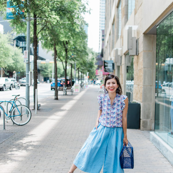 All Blue Everything + A Love Letter To Anthropologie